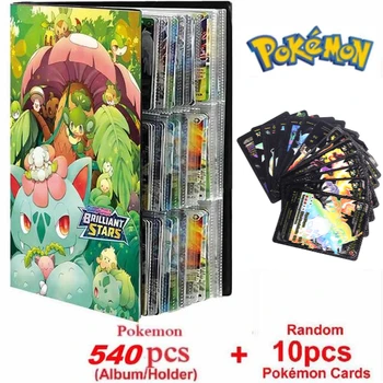 Viimane Kuum Pokemon Album Raamat 540/432 Tükki Anime Tähemärki Mängu Kaart Lemmikud Pokemon Jõulud Kingitused Lastele