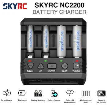 Uus SKYRC NC2200 12V/2.0 4 Slots AA AAA Akulaadija & Analyzer NiMH/NiCD Akude Laadija