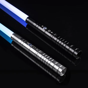 78cm Lightsaber Sile Kiik RGB-7 Värvi Muuta Raske Dueling Jedi Laser Mõõk Force FX FOC Blaster Mänguasjad, Cosplay Kingitus Lapsed Mänguasjad