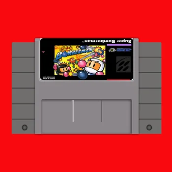 Super Bomberman 16 bit Suur Hall Mäng Kaart USA NTSC Mängu Mängija