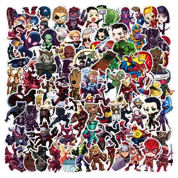 100tk Ühtegi Korda Marvel Heroes Peace Anime Graffiti Kleebised Pagasi Sülearvuti Auto Teenetemärgi Kleebised