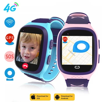 IPhone GPS android smart watch kid ja Tööohutuse, Vaadata HD kaamera Toetab 4G sim-kaart kõne smartwatch Wifi GPS asukoha laps
