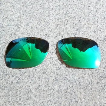 Wholesales E. O. S Polariseeritud Täiustatud Asendamine Läätsed Oakley Kõrvalekalle Päikeseprillid -Emerald Roheline Polariseeritud Peegel