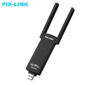PIXLINK USB Traadita Ruuteri WiFi Repeater 300Mbps Signaali Võimendi Dual Antennid LV-UE02 Wi-Fi levi laiendaja