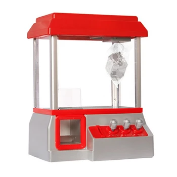 Lapsed Mini Arcade Mäng Vending Machine Music Candy Grabber Müntidega Küünis Masin Mänguasi Kingitus Lastele
