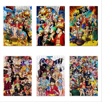 Üks Töö 300/500/1000 Tükki Puzzle Jaapani Koomiks Anime Mosaiigi Täiskasvanud Lapsed Dekompressiooni Haridus Mänguasjad Poiss Kingitus