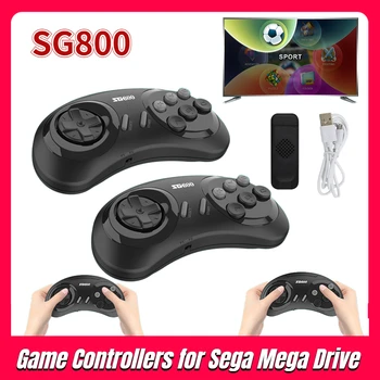 SG800 Retro Mängu Konsool Sega Mega Drive/Genesis Mäng Stick Juhtmeta HDMI-ühilduvate Pihuarvutite Mängu Mängija Sisseehitatud 688 Mängud