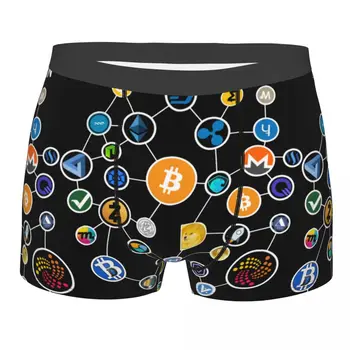 Seksikas Bokserid Aluspüksid, Püksikud Meestele Blockchain Bitcoin Ethereum Cryptocurrency Aluspesu Dogecoin Btc Aluspüksid jaoks Homme