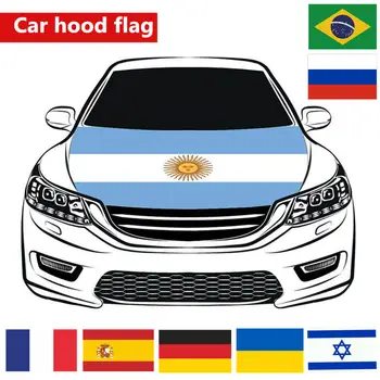 Hispaania, Prantsusmaa, Saksamaa, Argentina, Brasiilia, Venemaa, Iisraeli Ja Ukraina Katar Kohandatud Auto Kapuuts Lipu Riigi Lipu Banner Tarvikud