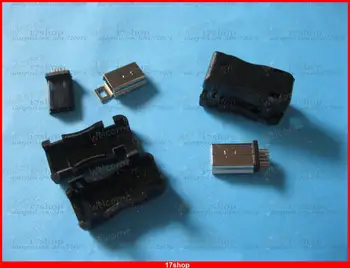 20 tk 10 Pin Mini USB-Pistik Isane Pesa Pesa Plastikust Philips 180 Kraadi