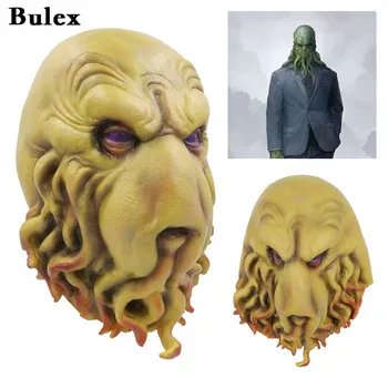 Bulex Uuemad Call of Cthulhu Mask Õudus Monster Lateksist Mask Halloween Cosplay Kostüüm Täiskasvanud