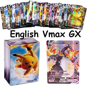 Uus Pokemon Card Featuring VMAX Kuld, Hõbe Must Kauplemise inglise/korea Versiooni GX V Tag Meeskond Särav Kaardid