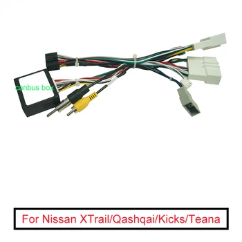 FEELDO Auto 16pin Audio Juhtmestik Koos Canbus Kast Nissan XTrail/Qashqai/Peksab/Teana Stereo Paigaldus Traat Adapter