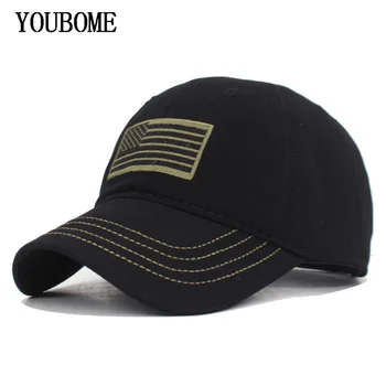YOUBOME Baseball Cap Mütsid Meestele Kamuflaaž Brändi Armee Snapback Mütsid Naised Meeste Vintage USA Lipu Casquette Luu Isa Müts Mütsid