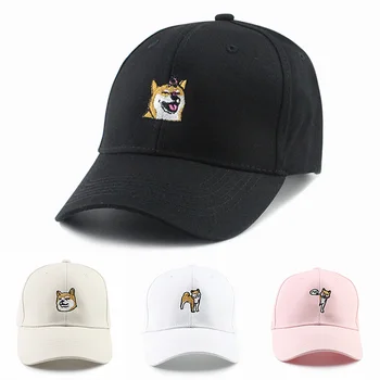 uus puuvillane baseball cap Armas Loomade mütsid mehed naised Akita koer tikand muster müts väljas päike müts reguleeritav sport kork