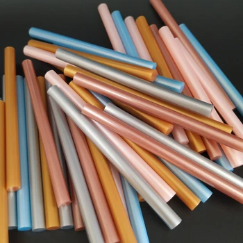 50tk pärlmutterläiget tekitavad Hot Melt Glue Stick Metallik Läige Segada Värve, Liimi Riba,Nokitsedes,Kaunistus,DIY Vaha Tihend 7x100mm