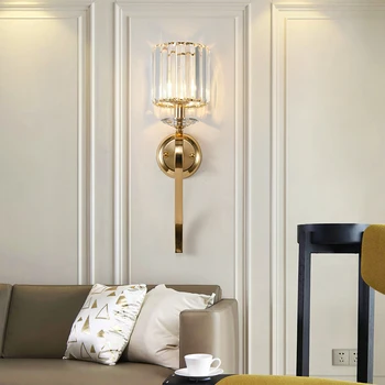 Biewalk Crystal Wall Lamp Luksus Dekoratiivne LED Light Söögituba, elutuba, Magamistuba Sise-Valgustid Kodu Valgustus