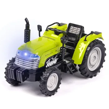 1:32 Sulamist Traktori Auto Mudel Diecast Metal Mänguasi Sõidukite Põllumajandusettevõtte Traktori Auto, Mille Heli, Valgus Auto Mänguasi Lastele Kingituste Kaunistamiseks