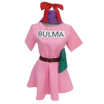 Anime Bulma Cosplay Kostüüm Kleit Varustus Halloween Carnival Ülikond