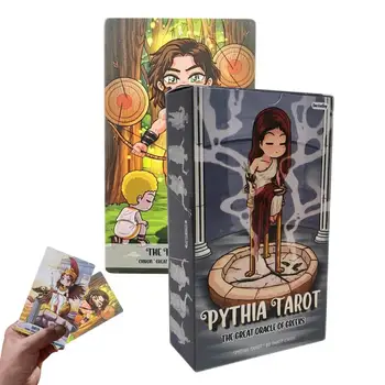 Uus, Tarot Kaardid, Pythia Tarot Kaardid Algajatele Koos 4 Extra Tarot Kaardid Teki Käsitsi Ennustamine Ennustamine Lauamäng