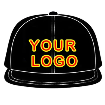 Custom Pesapalli Müts Reguleeritav Või Paigaldada Sulgemise Unisex Suurus Kohandada Tikandid Trükitud OEM DIY Logo Snapbck Hip-Hop Silma Kork