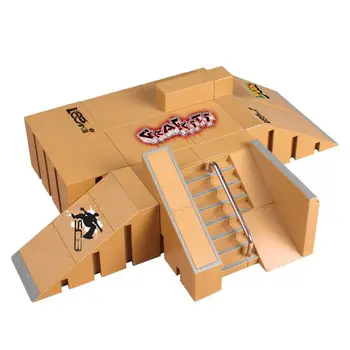 8pcs Skate Park Kit Kaldtee Osad Tech Deck Fingerboard Mini Sõrme Rula