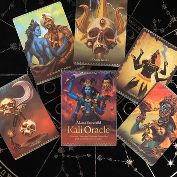 Kali Oracle Metsik Graatsia ja Kõrgeim Kaitse Looduses Jumaliku Ema Tarot Kaardid, Ennustamine Kaardi Mäng Algaja Mänguasi