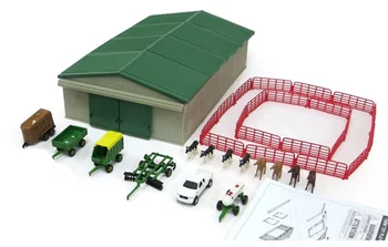 1:64 John Deer~ Traktor Põllumajandusettevõtte Loomade Farm Sõiduki Mudel Liiva Tabel Stseeni Mudel Kingitused Suveniiride Mänguasjad