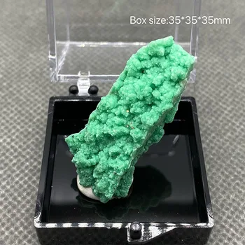 Looduslik Roheline variscite Gem Mineral Crystal Healing Maagi Isend+Lahter 35*35*35mm