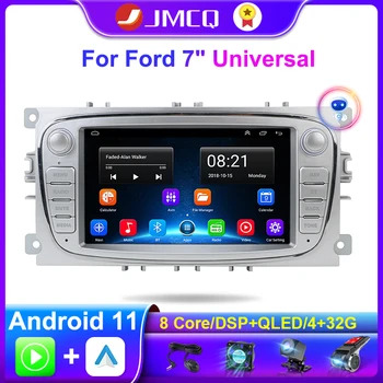 JMCQ Android 11 2 Din Auto Raadio-Multimeedia-Video-Player Ford Focus S-Max, Mondeo 9 Galaxy C-Max Navigatsiooni GPS 4G Pea Ühik
