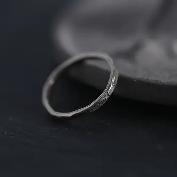 Uus Retro Käsitöö 925 Sterling Silver Ring Multi-kala-Meeste Ja Naiste Rõngad Trahvi Ehteid Tarvikud