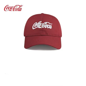 Coca-Cola Kevadel ja Sügisel Uue Puhta Värvi Tikitud Mütsid Lihtne Vabaaja Kõik-mängu Baseball Cap