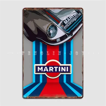 Martini Racing Metallist Tahvel Plakat Laigud Müüri Seina Pubi Vintage Tina Märk Plakat