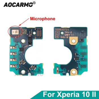 Aocarmo Sony Xperia 10 II X10ii XQ-AU51 XQ-AU52 NII-41A SOV43 Alt Mikrofon MIC PCB Circuit Board Vibraator Asendamine
