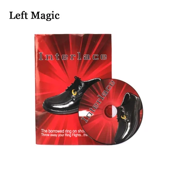 Interlace Richard Sanders (DVD+Trikk) Magic Trikke Ringi Sisse Kingad Magic Rekvisiidid Close Up Magic Tool Mustkunstnik Tarvikud