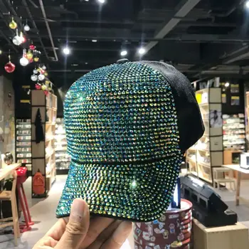 2019 Kive Luksus Pearl Litrid Baseball Cap Naiste Suvine Puuvillane Müts Tüdrukutele Snapback Hip-Hop Müts Gorras Casquette Luud