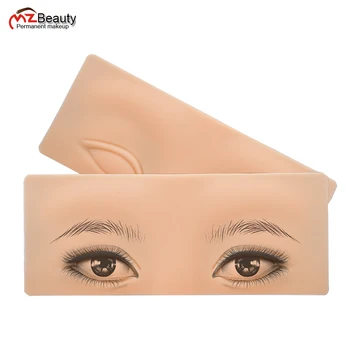 Korduvkasutatavad 3D Kosmeetika Meik Tava Mask Juhatuse Pad Nahale, Silma Kulmu Lahendus Mannekiini Silikooni Jaoks MicrobladingTraining Pakkumise