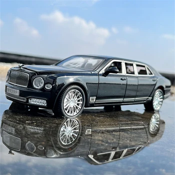 1/24 Mulsanne Sulamist Luxy Auto Mudel Diecast Suur Simulatsioon Metall Auto Sõidukite Mudel Heli ja Valguse Kogumise Laste Mänguasi Kingitus
