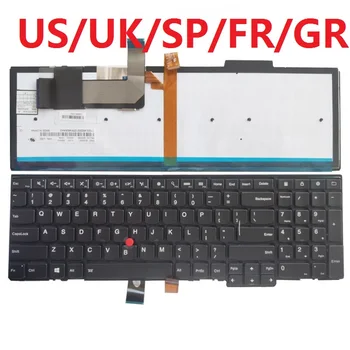 USA/UK/SP/FR/GR sülearvuti klaviatuur Lenovo ThinkPad E540 E531 T540 W540 W541 T550 W550 L540 L560 T540P T560 P50S L570 NR backlit