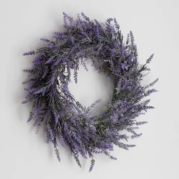 Võltsitud Lavendel Rippuvad Pärg Vanik Esi Ukse jõulupidu Pulm Teenetemärgi