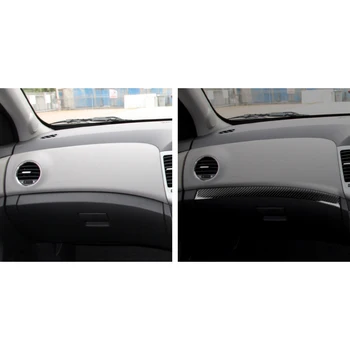 Näiteks Chevrolet Cruze Auto armatuurlaua Sisekujundus süsinikkiust Kate 2009-2015 Trim Strip Interior 3D Kleebis