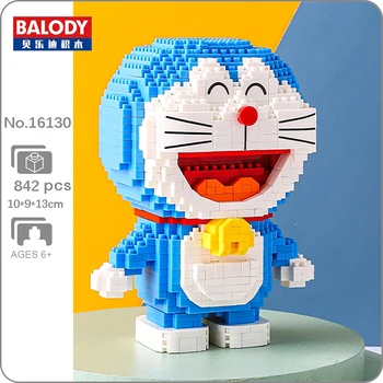 Balody 16130 Anime Doraemon Kass Robot Seisma Loomade Bell 3D Mudel DIY Mini Diamond Plokid, Tellised Hoone Mänguasi Lastele nr Box